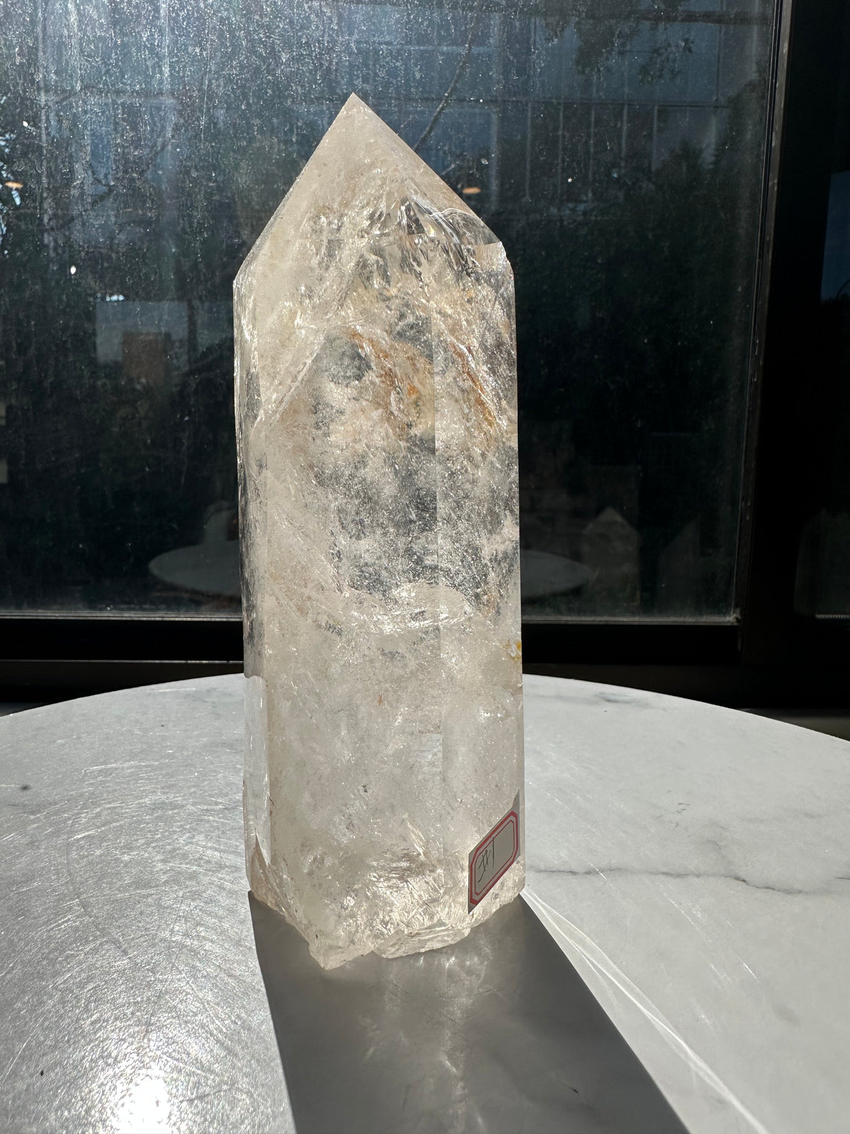 Brazilian Clear Quartz Tower with Rainbow | 1.125kg 18cm Exact Piece #1