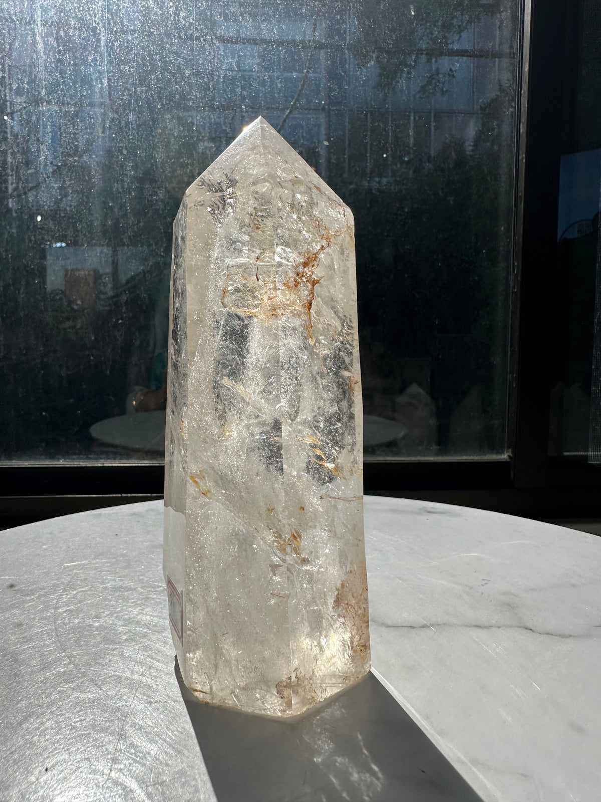 Brazilian Clear Quartz Tower with Rainbow | 1.125kg 18cm Exact Piece #1