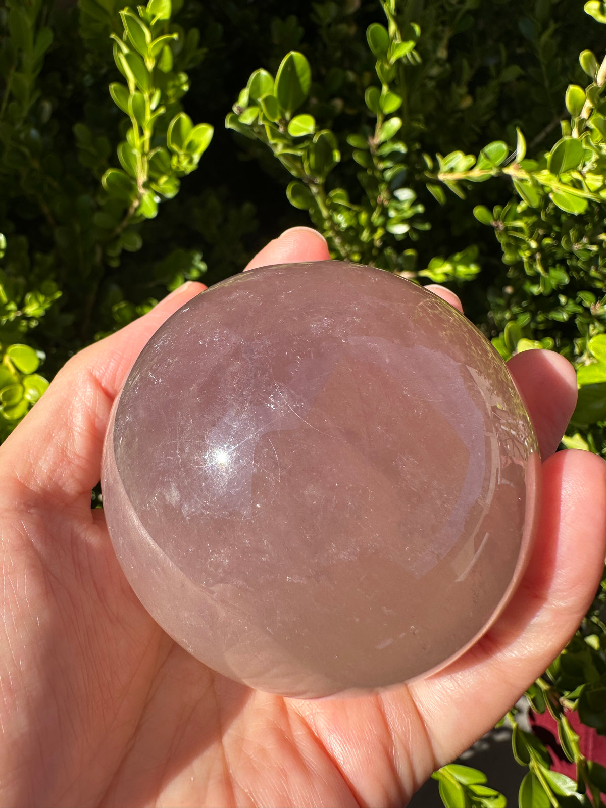 Purple Fluorite Sphere with Violet Zoning | 469g 6.6cm Exact Piece #2