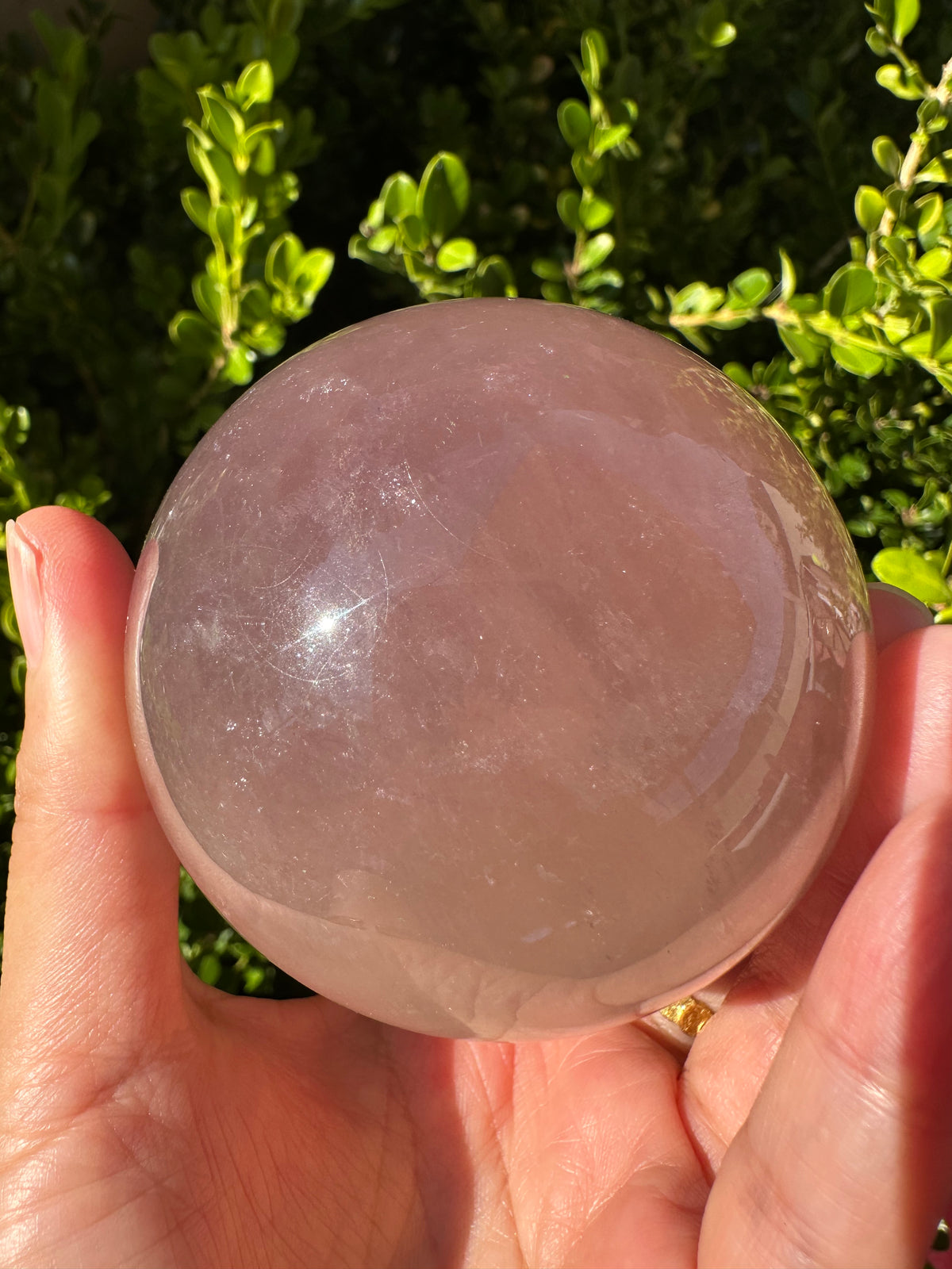 Purple Fluorite Sphere with Violet Zoning | 469g 6.6cm Exact Piece #2