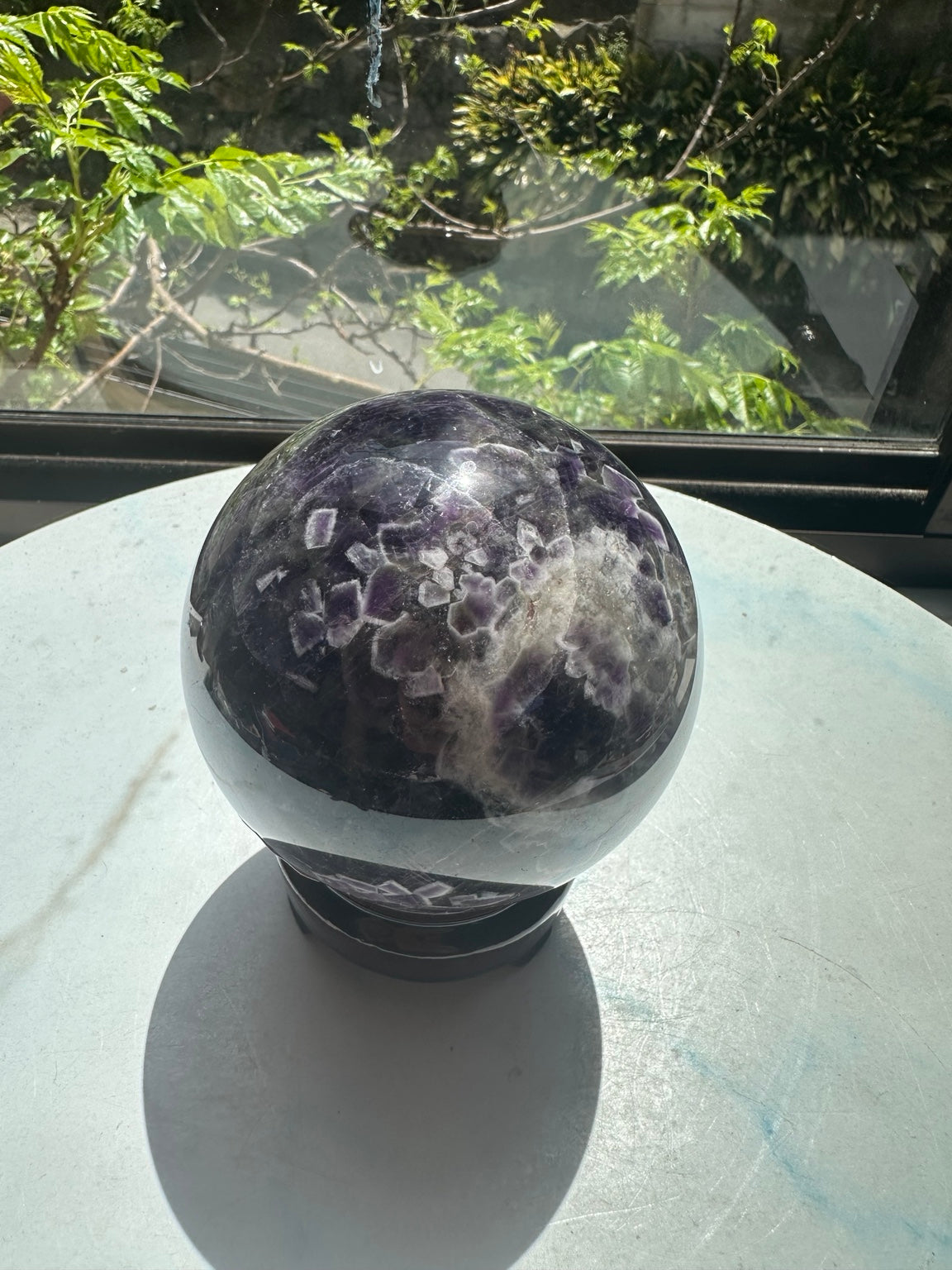 Original unedited photo of Dream Amethyst sphere #2, 2