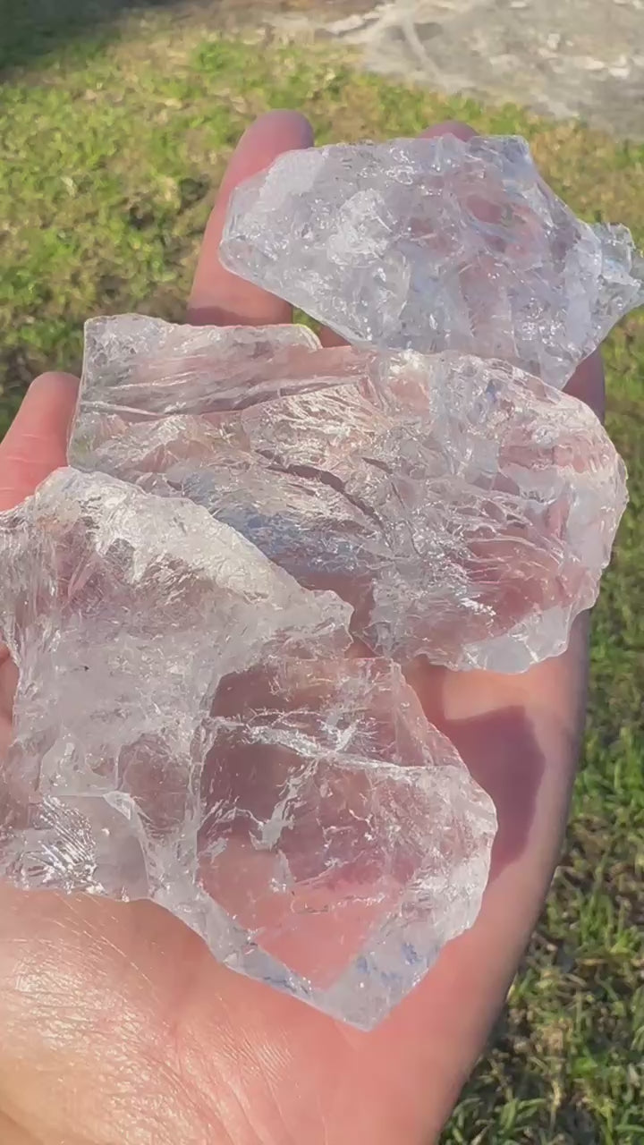 Raw Clear Quartz Crystals | 200g Bag