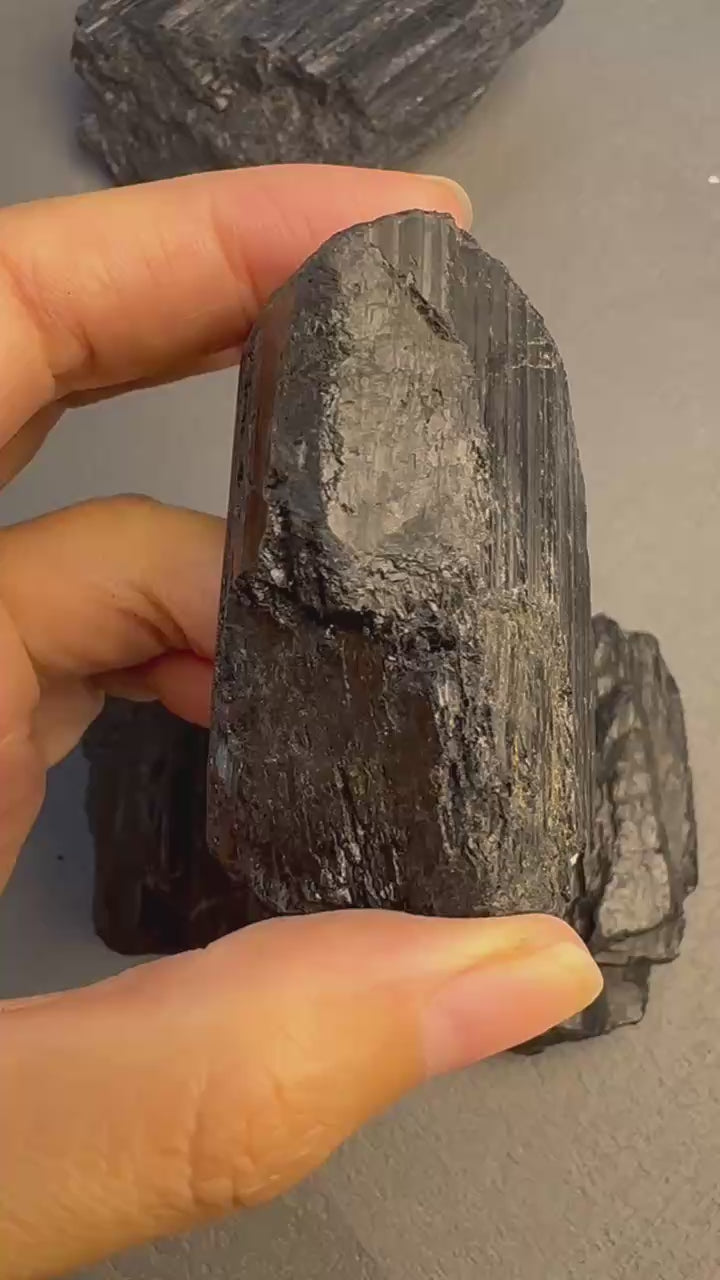 Large Raw Black Tourmaline Chunk | Natural Mineral Specimen