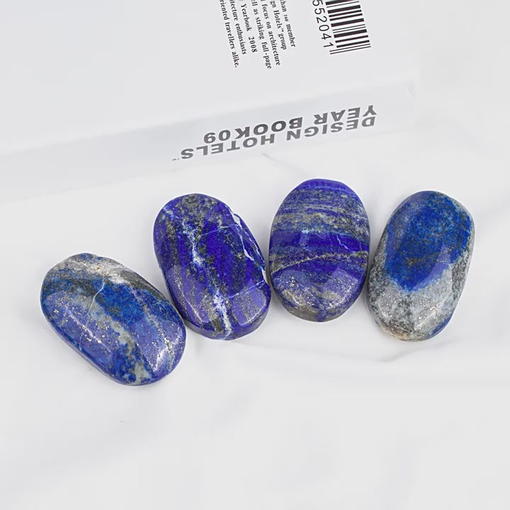 Lapis Lazuli Palm Stone | Natural Blue Crystal 4–6cm