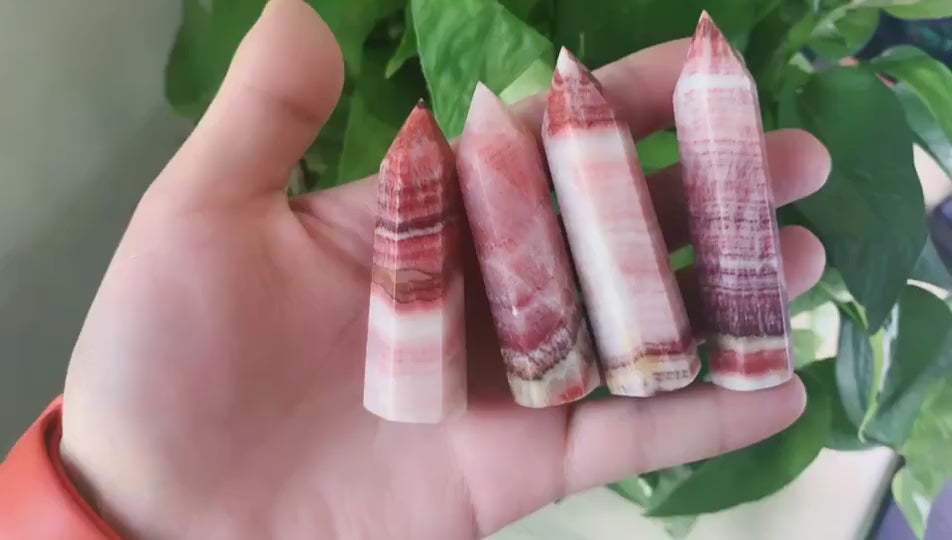 Dali Jasper Tower | Patterned Stone Point 7–8cm