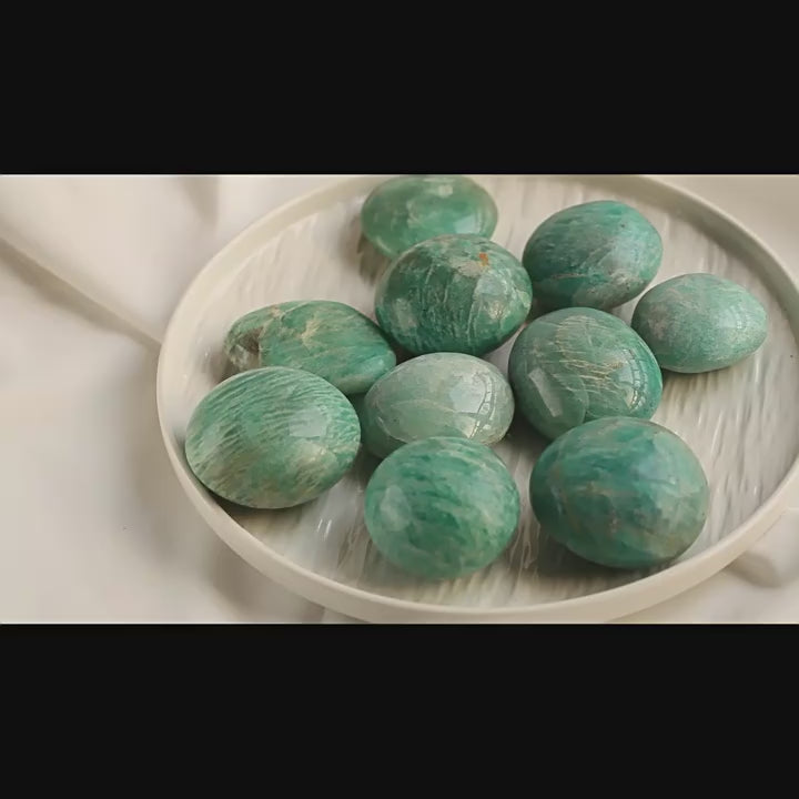 Amazonite Palm Stone | Natural Polished Crystal