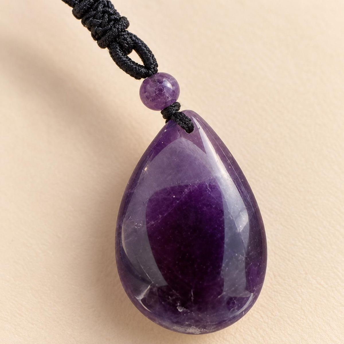 Rose Quartz or Dream Amethyst gemstone necklace for meditation, calm and meaningful gifting