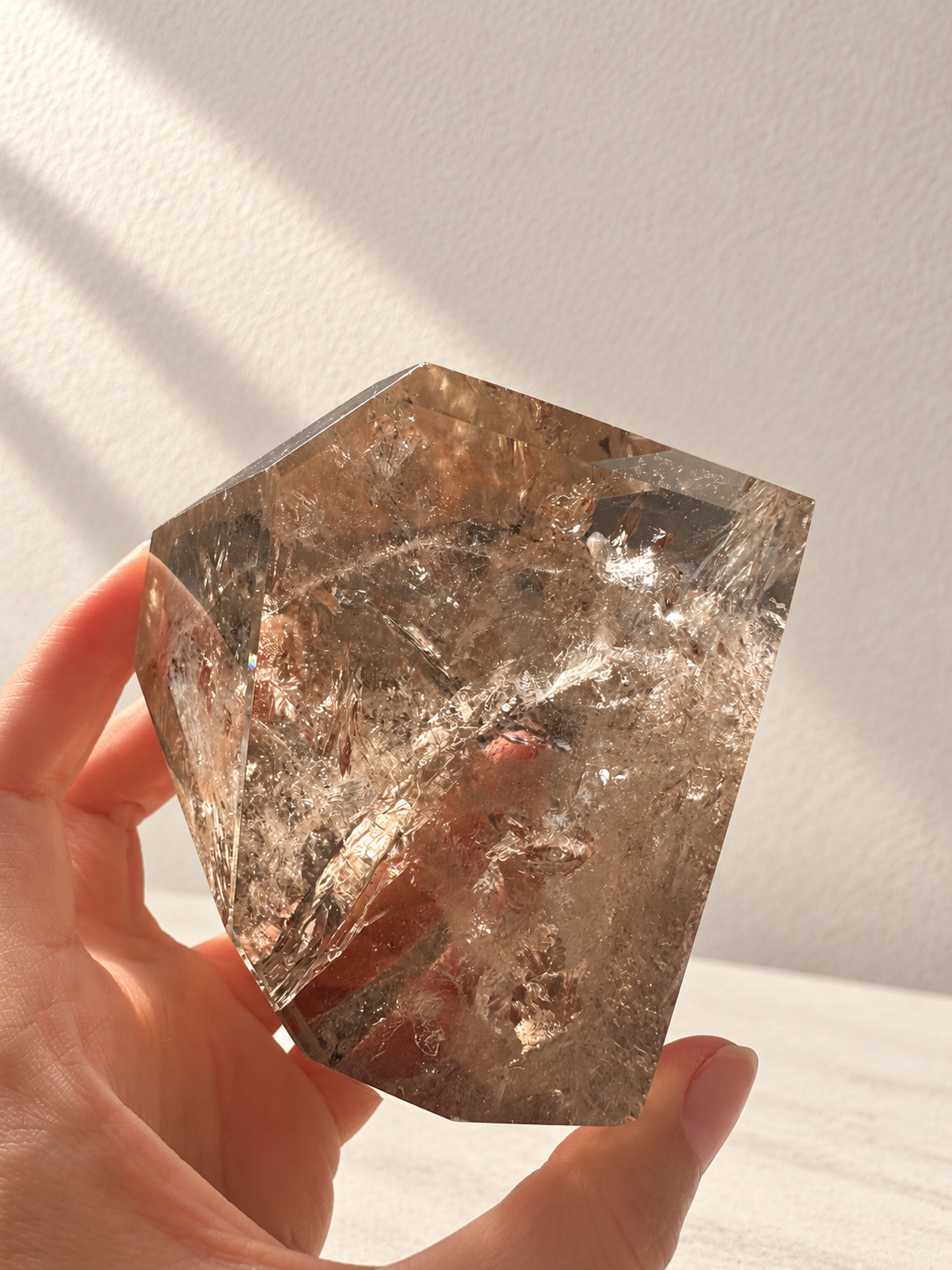 Smoky quartz 635g exact piece #16, view 14