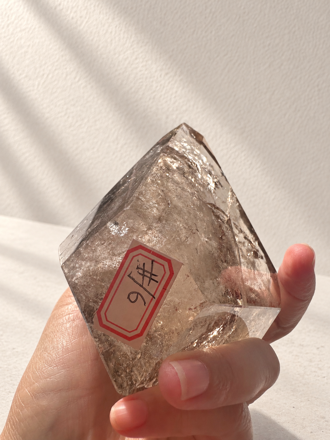Smoky quartz 635g exact piece #16, view 19