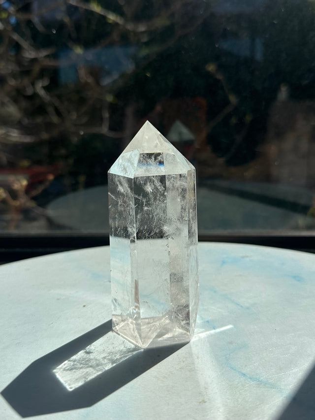 Brazilian Ultra Clear Quartz Tower, 356g 11cm #5