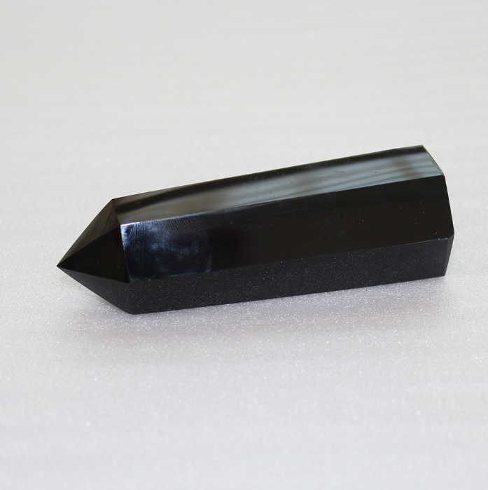 Embrace Protective Healing with the Black Obsidian Energy Tower 10cm*3cm