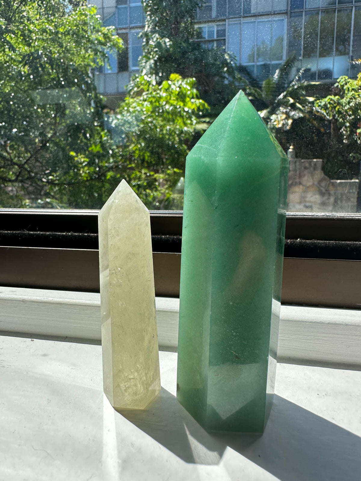 Natural Green Aventurine Tower – Polished Crystal 10cm product photo 1