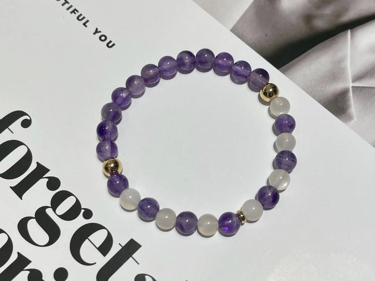 Calming Crystal Bracelet | Mixed Natural Stone Beads