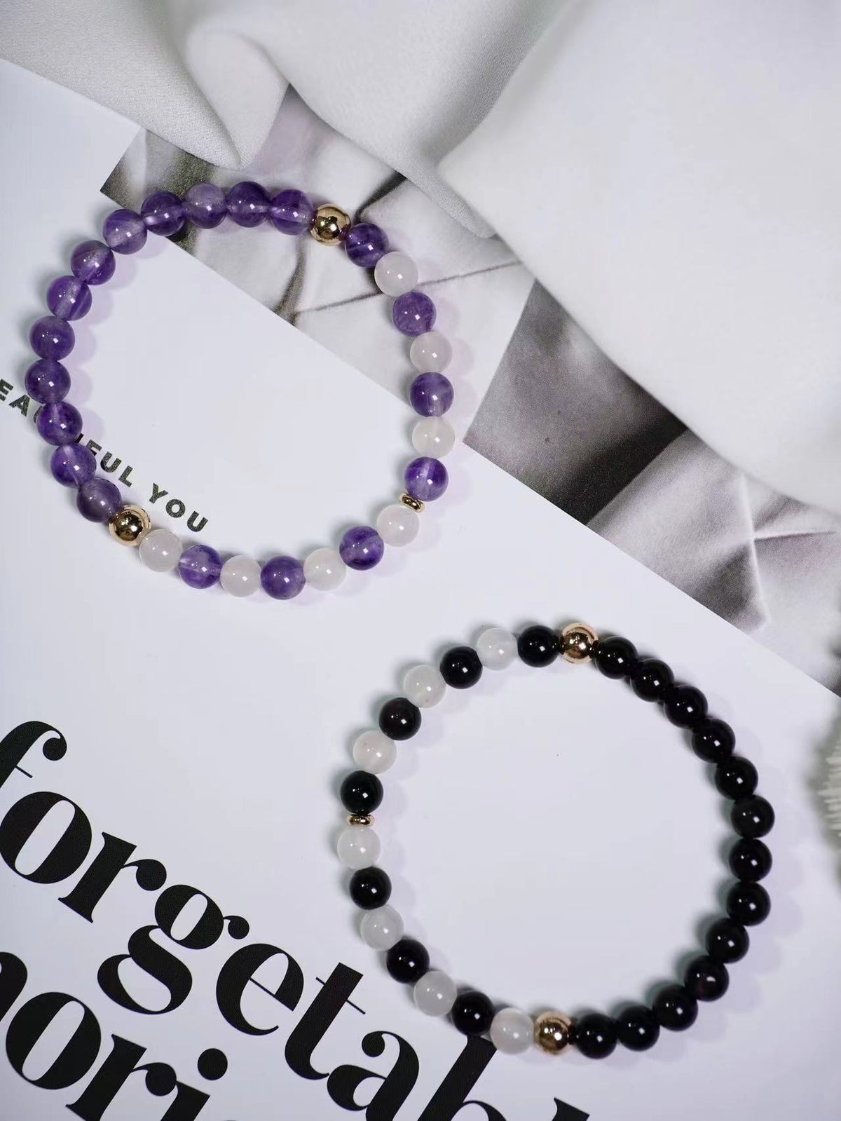 Calming Crystal Bracelet | Mixed Natural Stone Beads