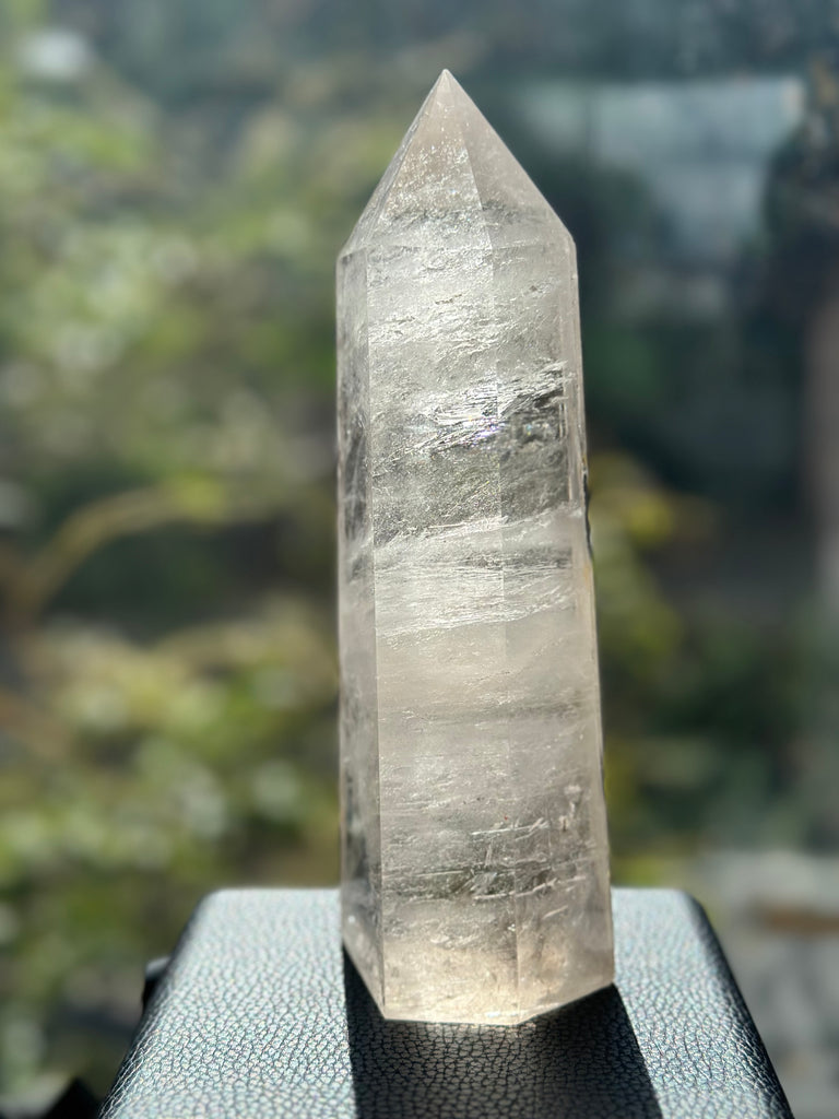 X-Large Smokey Quartz Tower - Natural Healing Crystal for Home Decor and Meditation