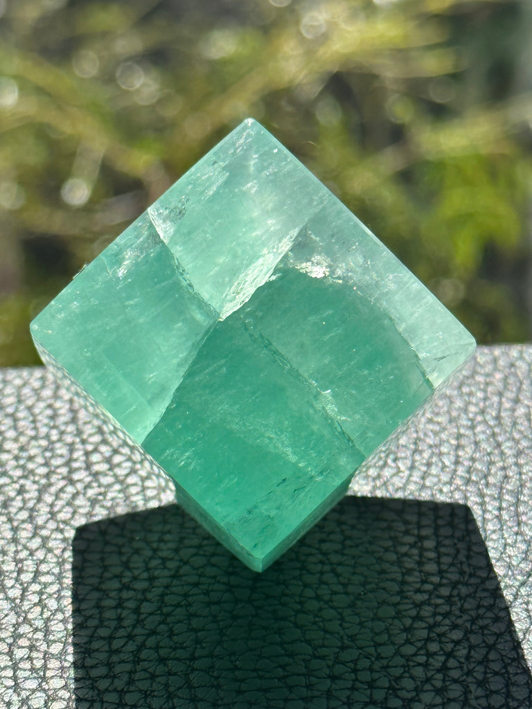 Cube magique en cristal de fluorite – Guérison par les cristaux pour le calme et la concentration I