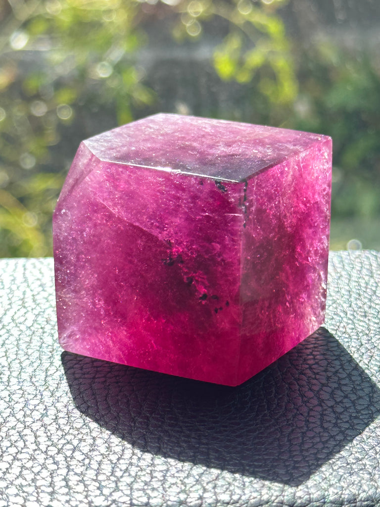 Cube magique en cristal de fluorite – Guérison par les cristaux pour le calme et la concentration I