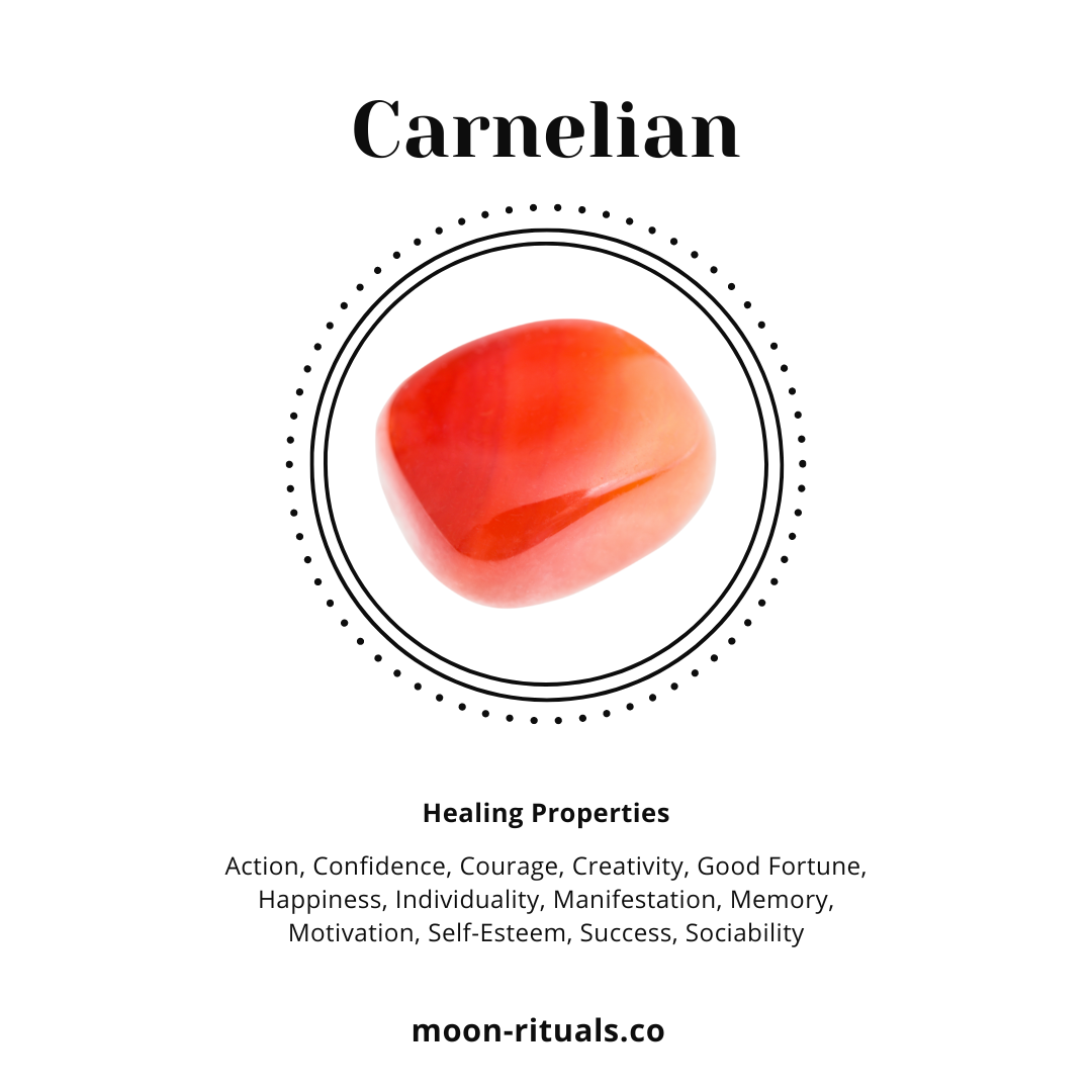 Carnelian Tumble | Natural Polished Stone 3–5cm