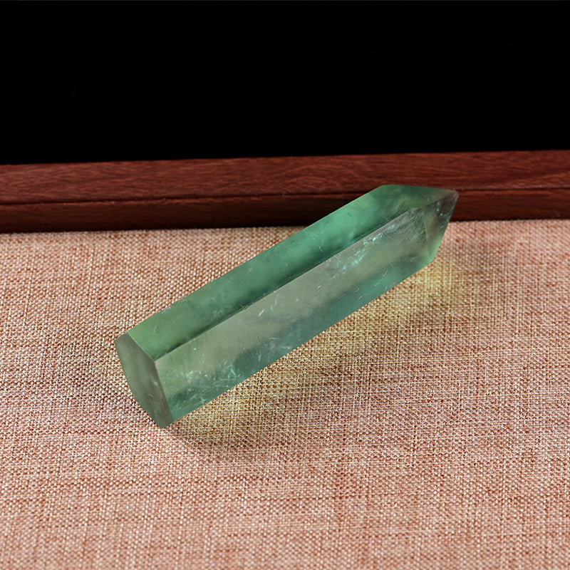 Green Fluorite Tower | Natural Crystal Point 7–8cm
