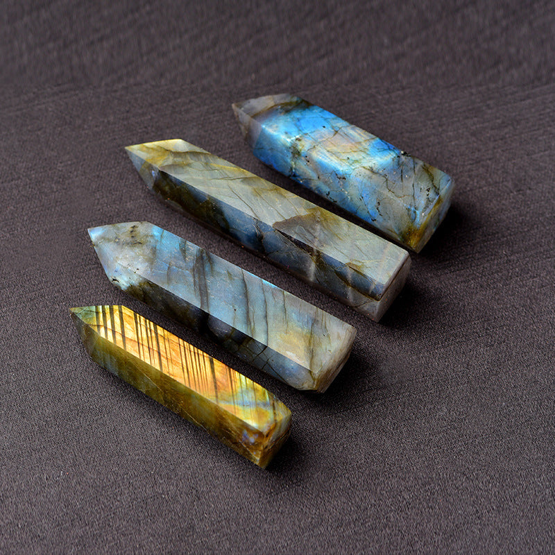 Labradorite Tower – Natural Flash Crystal Point product photo 2