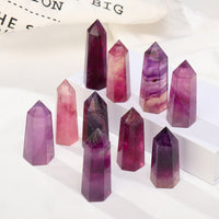 Purple Fluorite Tower | Natural Deep Violet Crystal Point 6–7cm