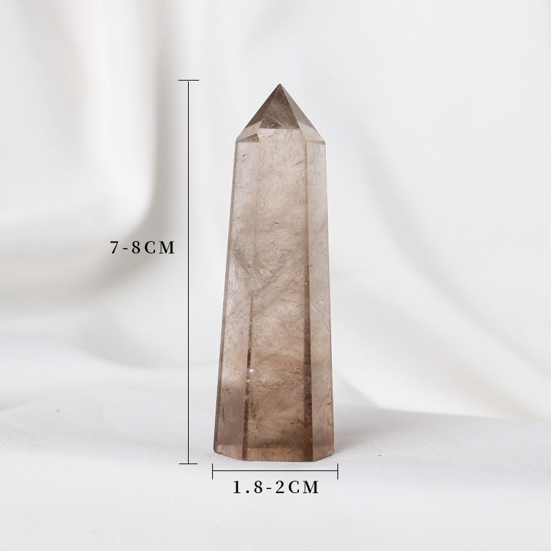 Natural Smoky Quartz Tower | Crystal Point 6–8cm
