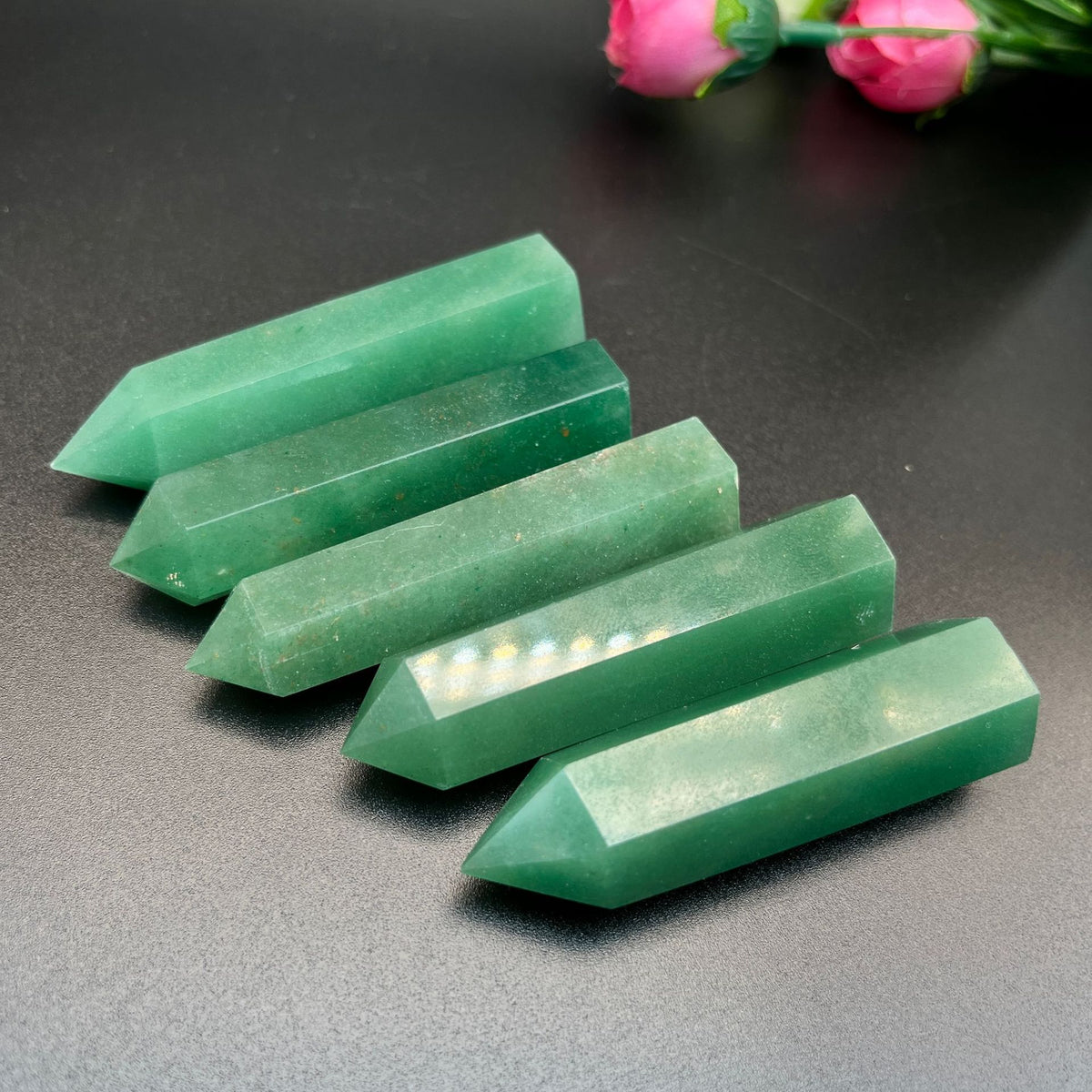 Green Aventurine Tower – Natural Crystal Point product photo 3