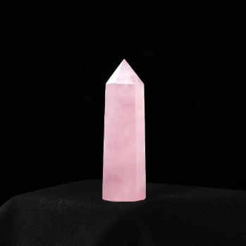 Rose Quartz Tower – Natural Pink Crystal Point 5–7cm product photo 4