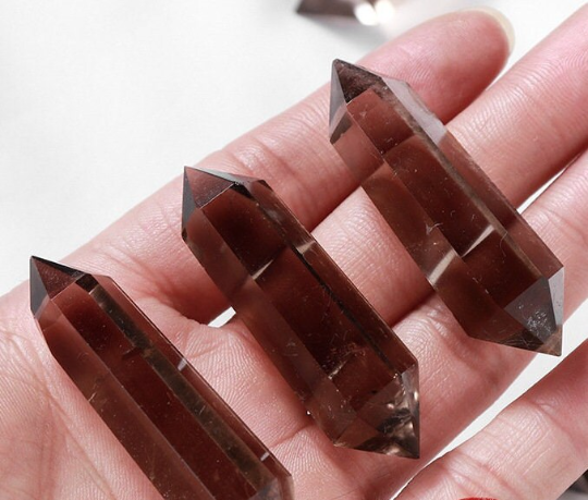 Smoky Quartz Double-Terminated Point | Natural Crystal