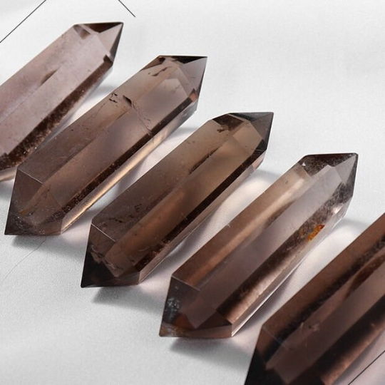 Smoky Quartz Double-Terminated Point | Natural Crystal