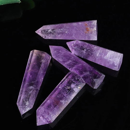 Brazilian Amethyst Tower - Natural Healing Crystal for Energy and Harmony
