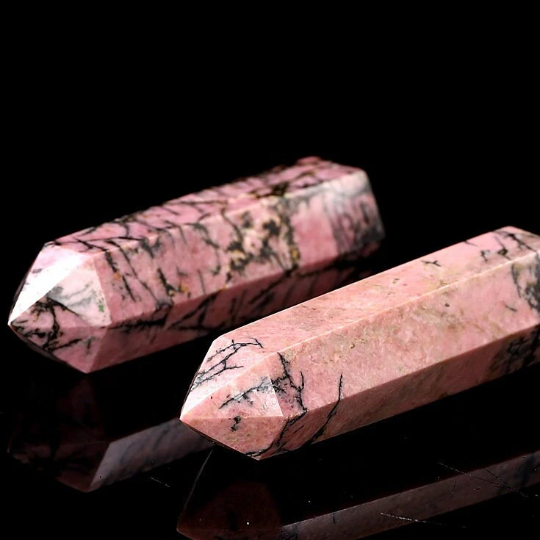 Rhodonite Tower - Healing Crystal for Emotional Healing and Love