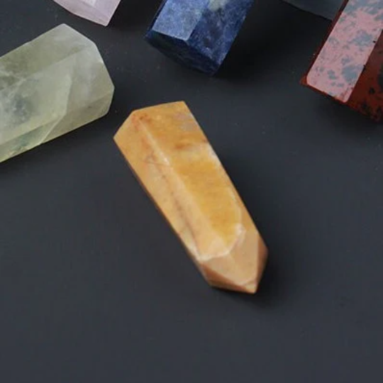 Yellow Aventurine Tower | Natural Crystal Point 7–8cm